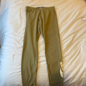 Beautiful sage green nike leggings